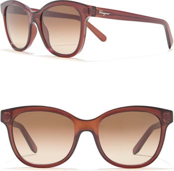 Salvatore ferragamo on sale 55mm oversized sunglasses