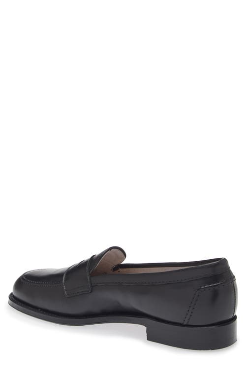 Shop Alden Shoe Company Alden Penny Loafer In Black Soft Calf