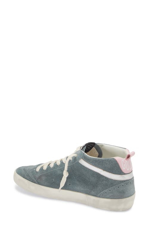 Shop Golden Goose Mid Star Sneaker In Blue/pink