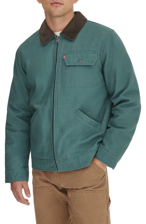 Levi's Corduroy Collar Workwear Jacket In Atlantis