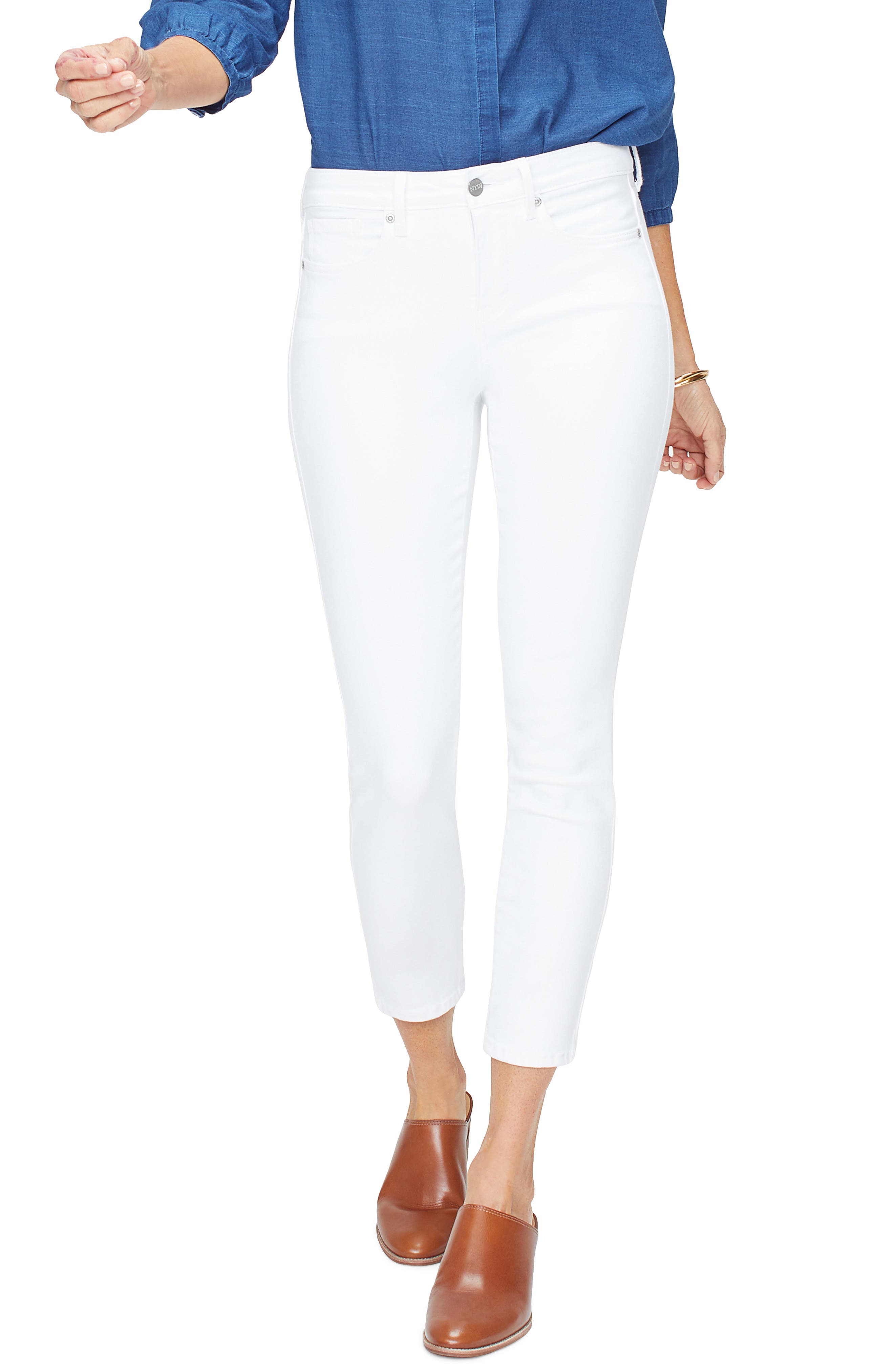nydj cropped jeans