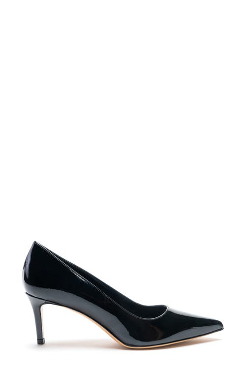 Bruno Magli Tara Pointed Toe Pump In Black Patent