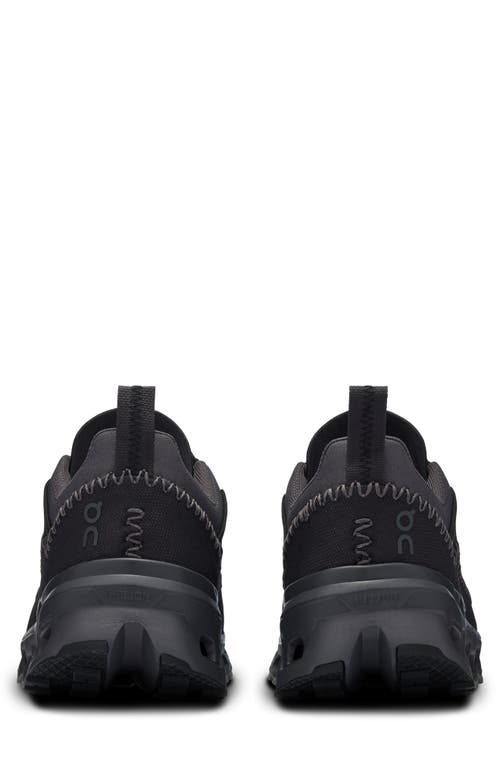On Cloudaway 2 Rubber-trimmed Coated Recycled-shell And Mesh Sneakers In Black/eclipse