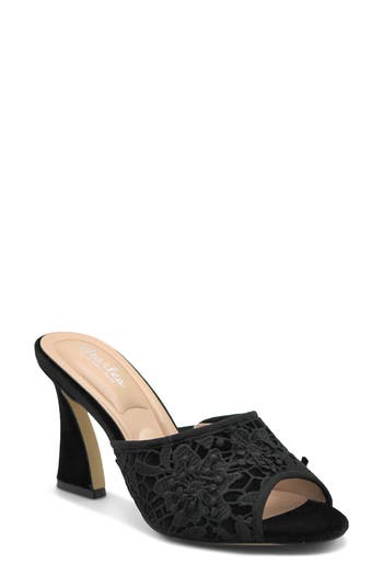 Charles By Charles David Klue Lace Mule Sandal In Black