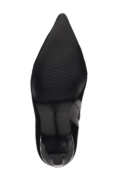 Shop Nine West Baey Pointed Toe Bootie In Black