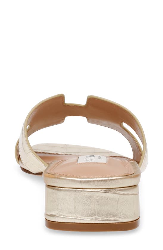 STEVEN NEW YORK STEVEN NEW YORK HUTCHY CROC EMBOSSED SANDAL