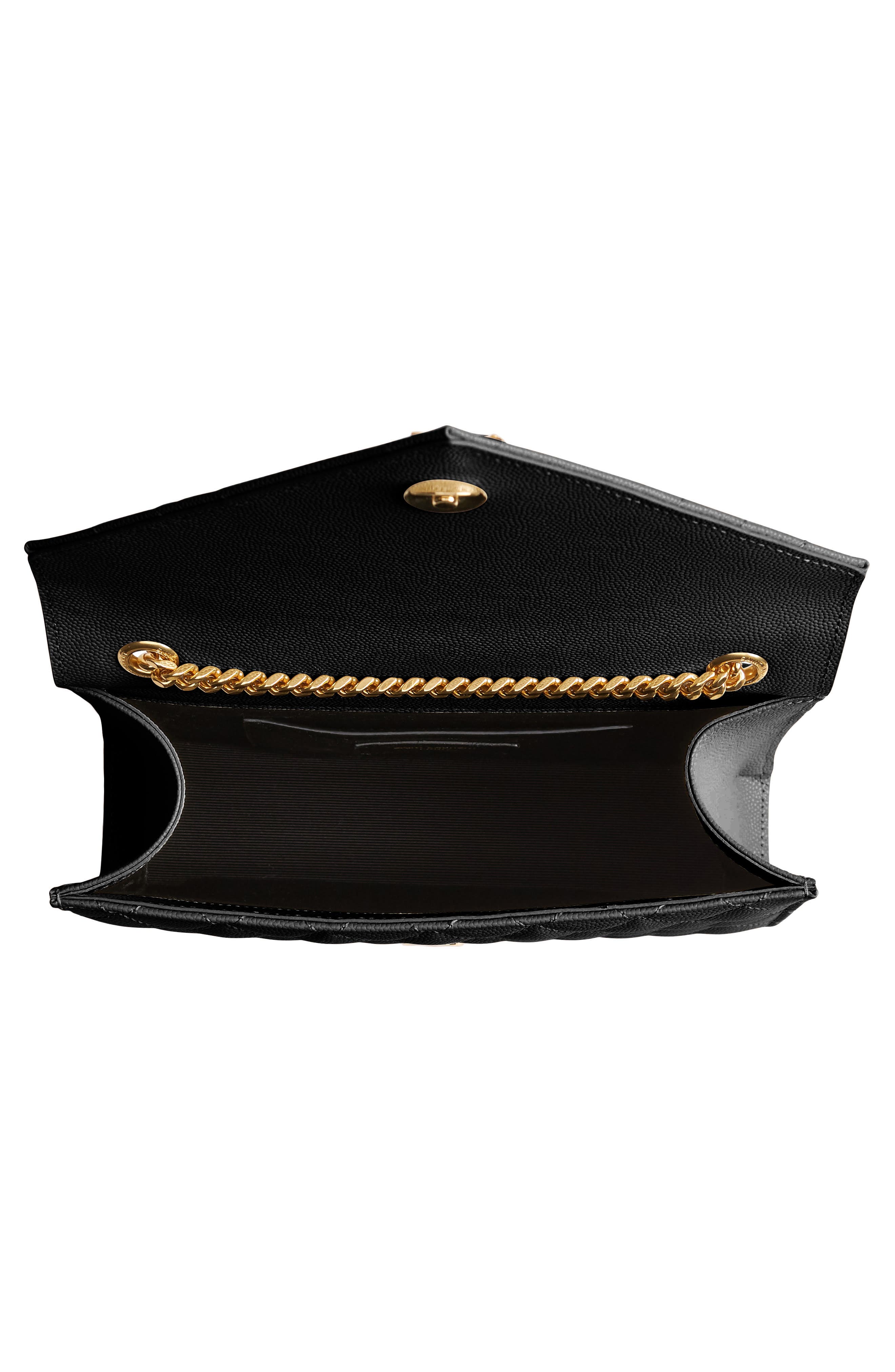 Saint Laurent Small Envelope Calfskin Leather Shoulder Bag Nordstrom