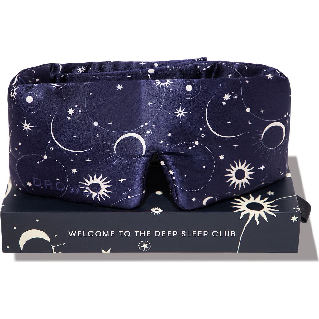 Drowsy Sleep Co . Silk Sleep Mask In Cosmic Energy