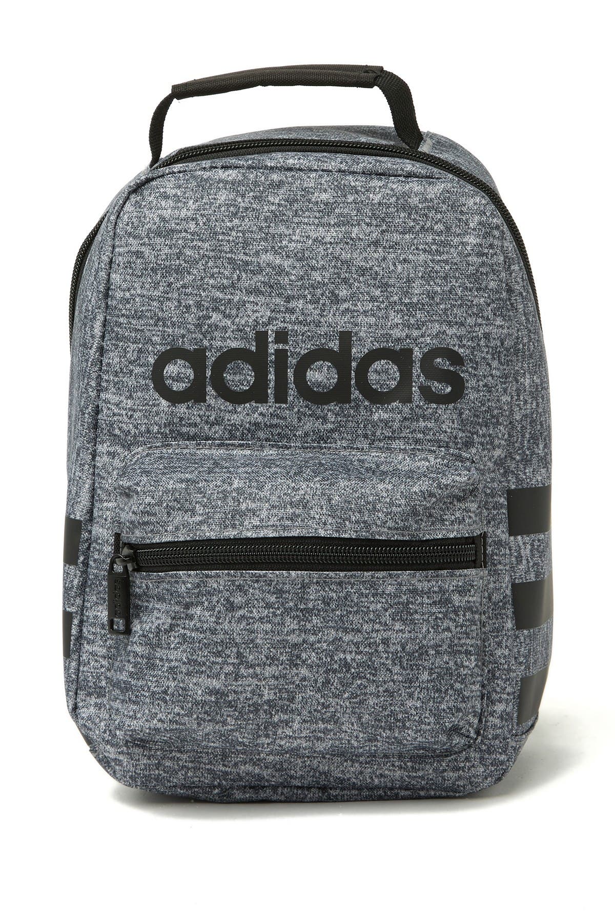 black and white adidas lunch box