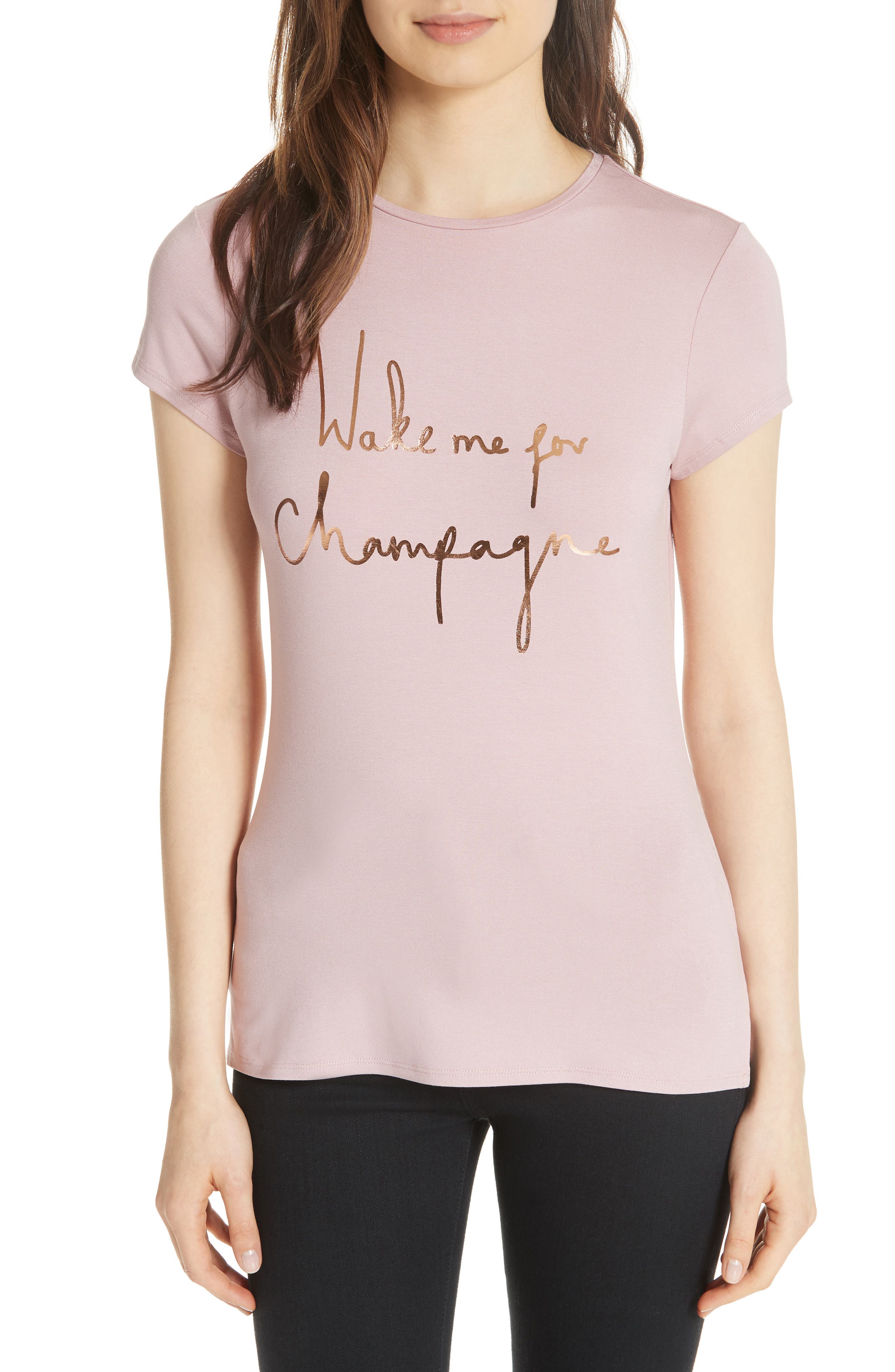 wake me for champagne t shirt