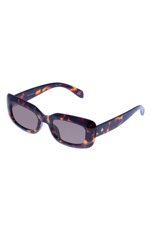 Shop Aire Orbit 54mm Rectangular Sunglasses In Syrup Tortoise