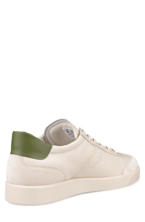 Shop Ecco Street Lite Low Top Sneaker In Limestone/limestone/acorn