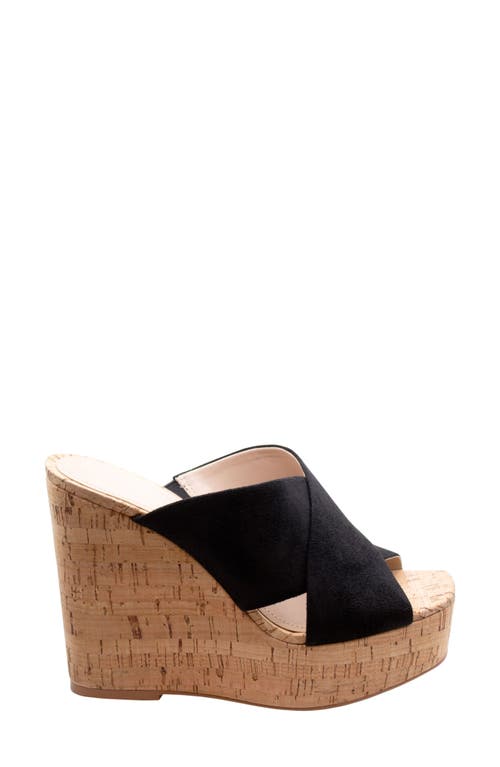 Shop Charles By Charles David Duo Platform Wedge Sandal In Black-ms