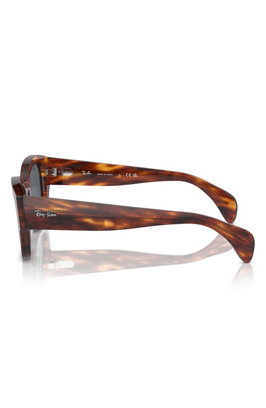 Shop Ray Ban Ray-ban Jorge 52mm Square Sunglasses In Striped Havana