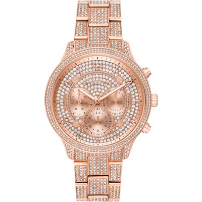 Michael Michael Kors Runway Crystals Bracelet Watch,