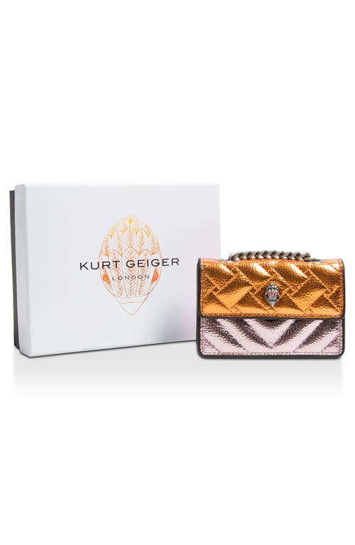 Shop Kurt Geiger London Rainbow Shop Micro Kensington Crossbody Bag In Multi/other