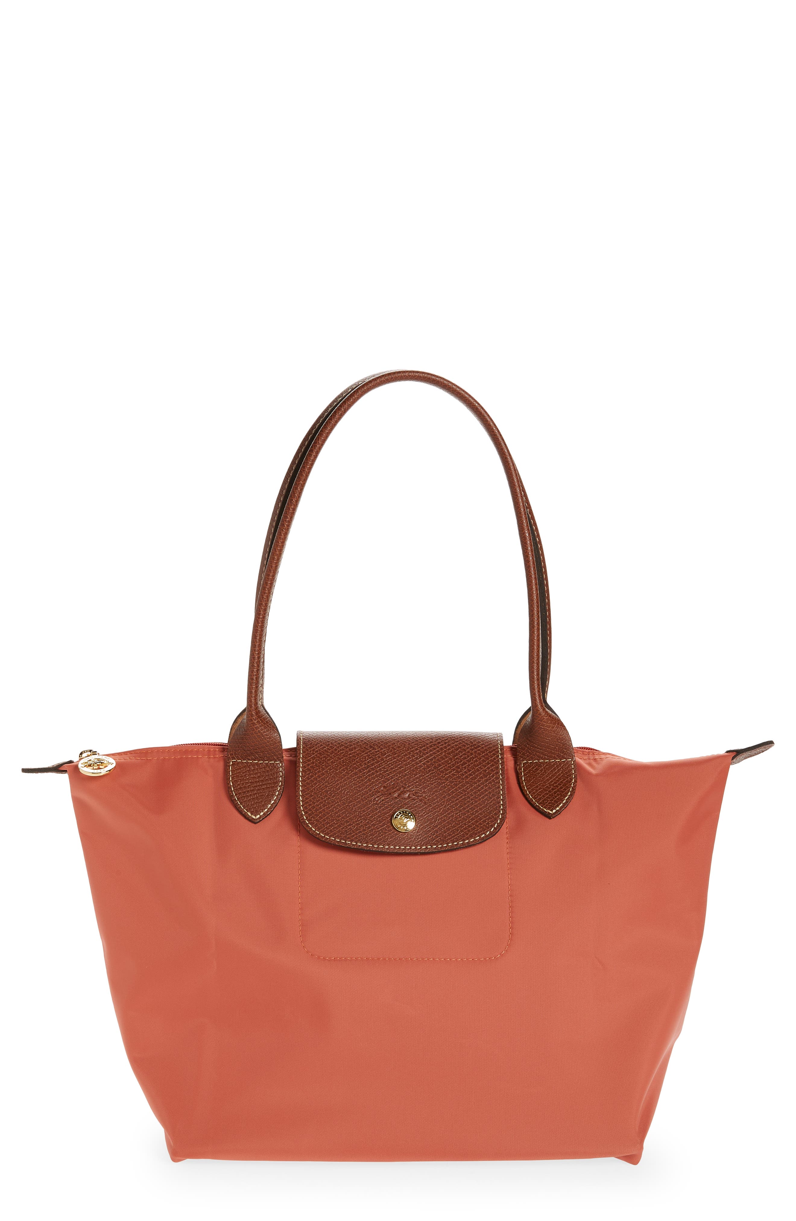 Longchamp Small Le Pliage Nylon Shoulder Tote in Blush at Nordstrom
