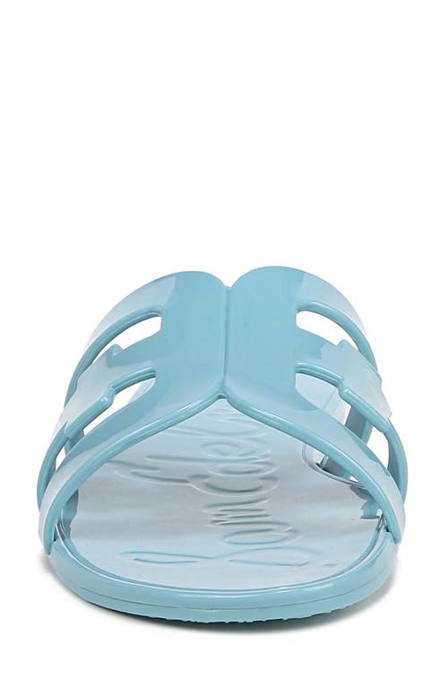Sam Edelman Bay Jelly Slide Sandal Blue Reef Jelly In Blue Reef