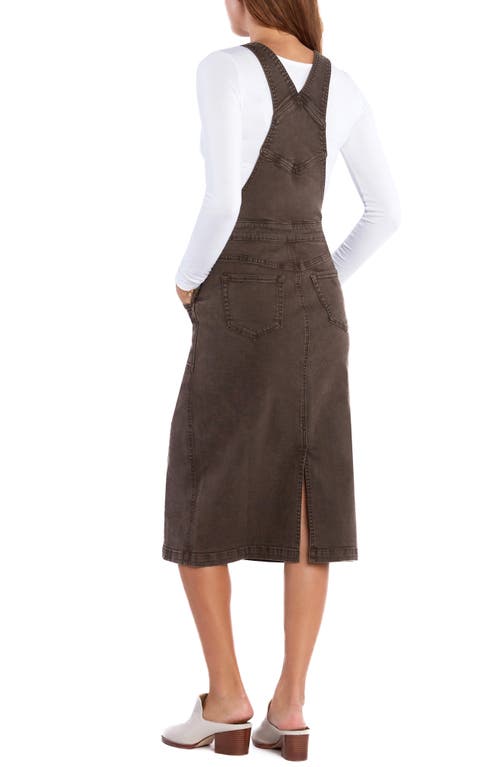 Wash Lab Denim Estelle Denim Dress In Brown Denim