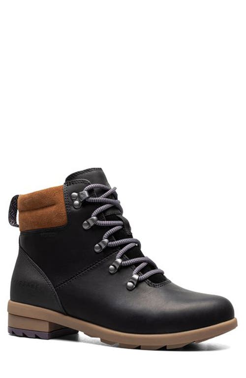 Sofia Waterproof Lace-Up Boot in Black