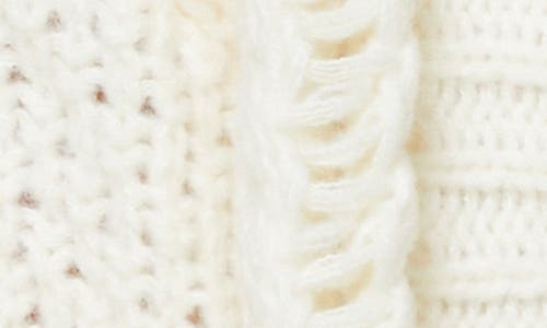 Princess Polly Abner Open Stitch Cardigan In Light Beige