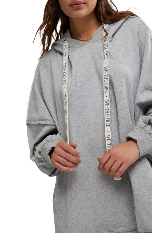 Shop Free People We The Free Hoodie In Heather Grey