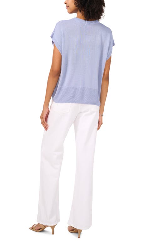 VINCE CAMUTO VINCE CAMUTO SHORT SLEEVE CREWNECK SWEATER