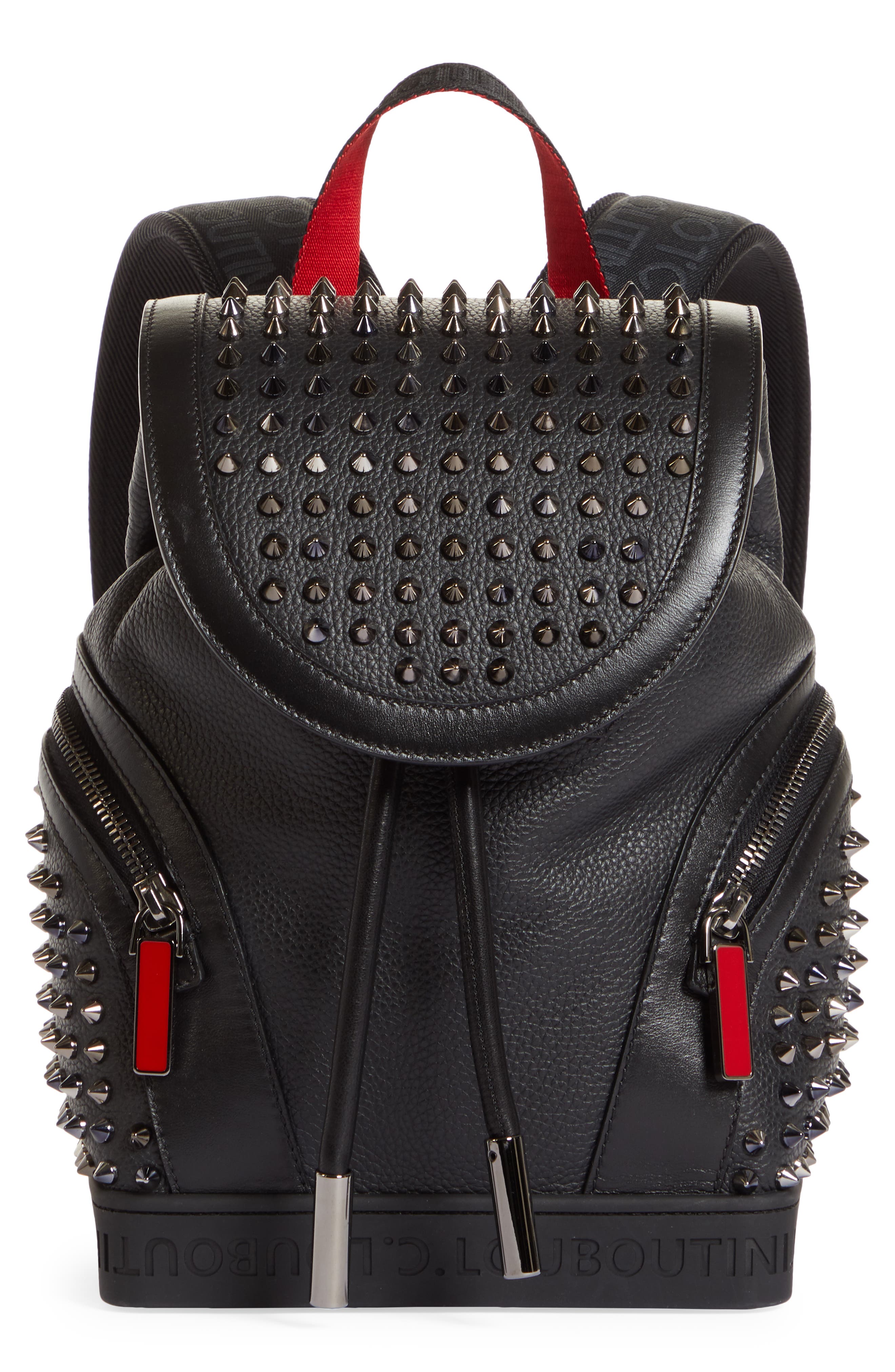 Small ExploraFunk Empire Studded Leather Backpack