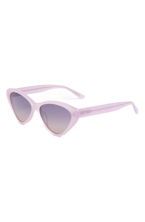 Shop Sito Shades Seduction Polar 57mm Cat Eye Sunglasses In Wild Orchid/indigo Grad Polar
