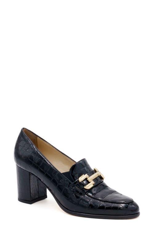 AMALFI BY RANGONI AMALFI BY RANGONI LANTERNAL CROC EMBOSSED BIT PUMP 