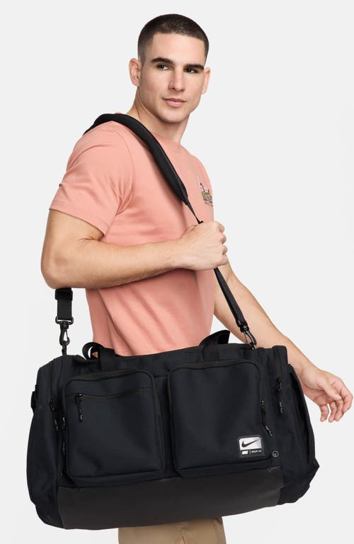 Nike Men's Utility Power 2.0 Duffel Bag (medium, 51l) In Black/black/white