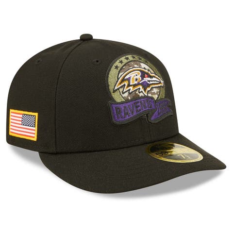 Men's New Era Black Baltimore Ravens 2023 NFL Training Camp 59FIFTY Fitted Hat