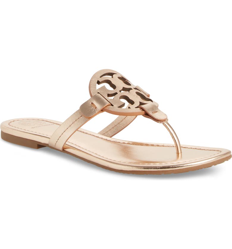 TORY BURCH Miller Flip Flop, Main, color, ROSE GOLD