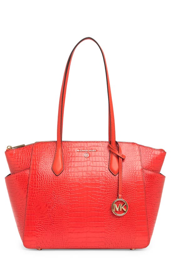  Michael Kors Marilyn Medium Satchel Optic Orange One Size :  Clothing, Shoes & Jewelry