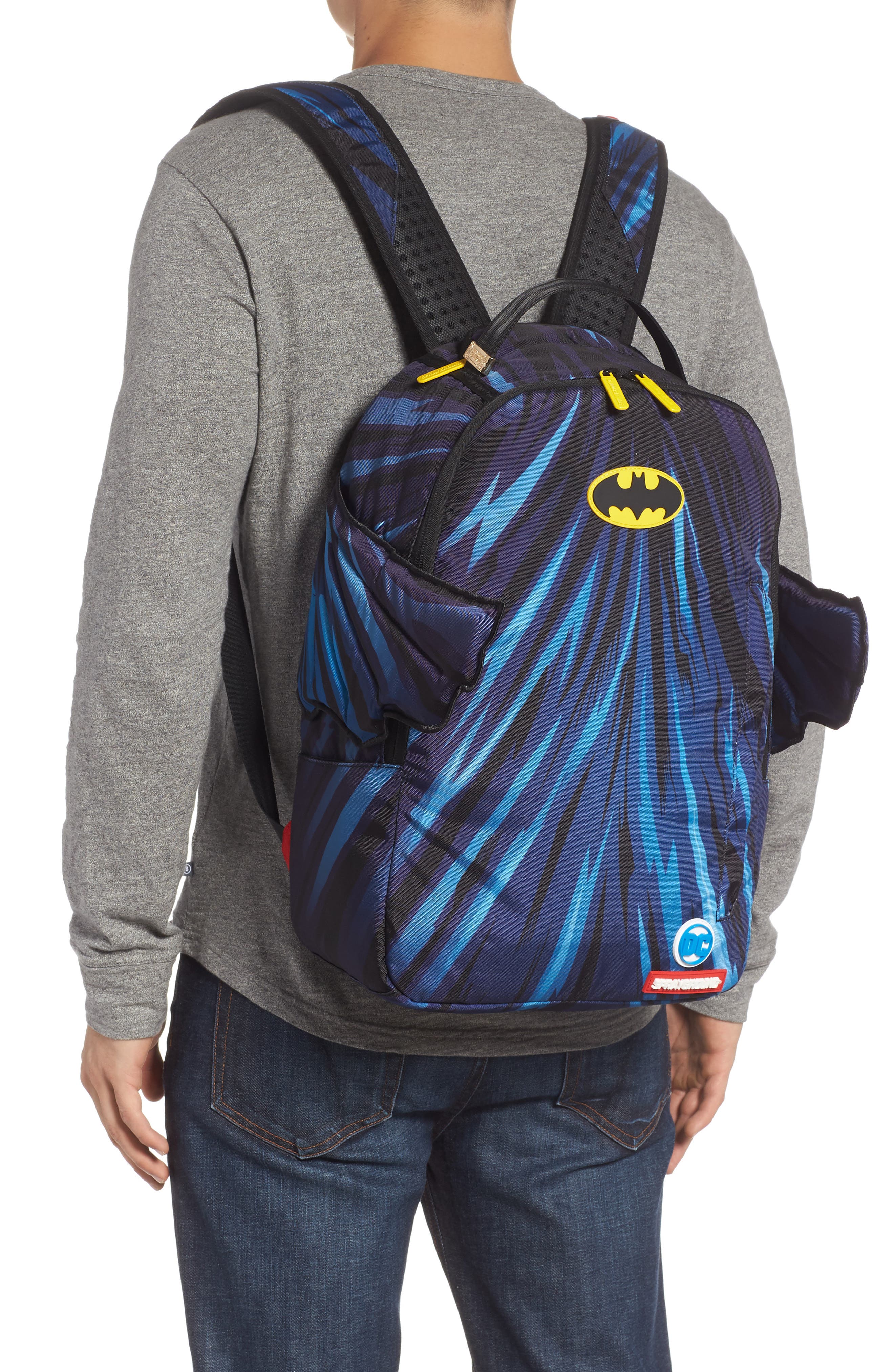 batman backpack with cape