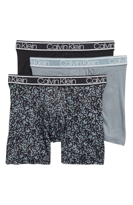 Calvin Klein Boxer Briefs In 60b Black/paint