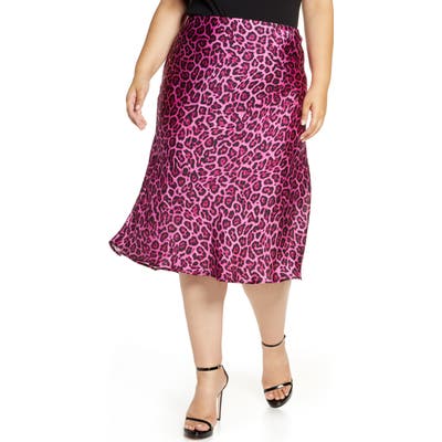 Plus Size Leith Fluid Midi Skirt