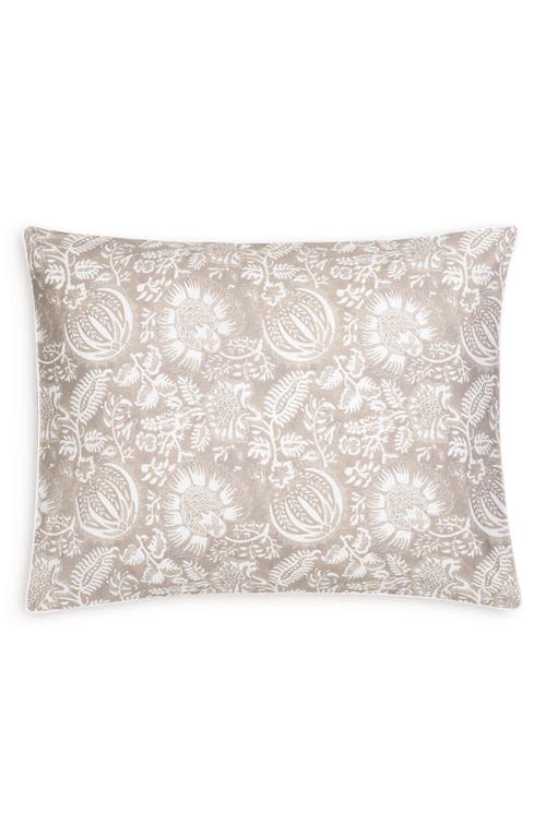 Matouk X Schumacher Granada King Sham In Dune