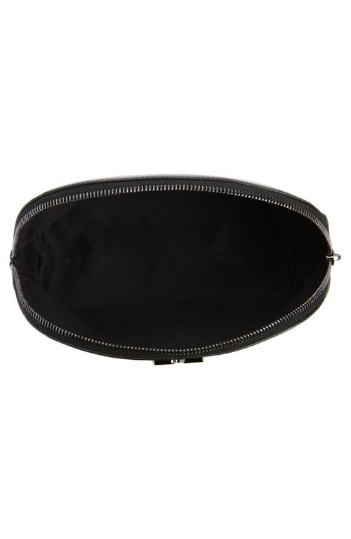 Shop Off-white Arcade Leather Cosmetics Pouch In Black