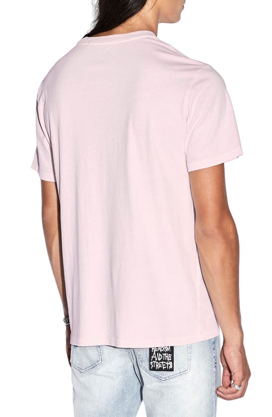 Shop Ksubi Disco Kash Cotton Graphic T-shirt In Pink