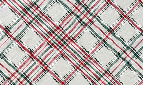 Juliska Merry Tartan Square Tablecloth In Mulberry Brown