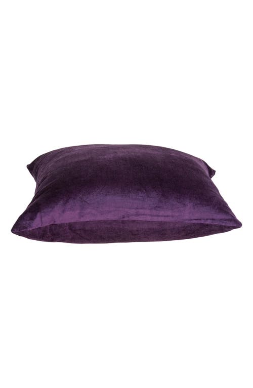 Parkland Collection Alba Solid Throw Pillow In Purple
