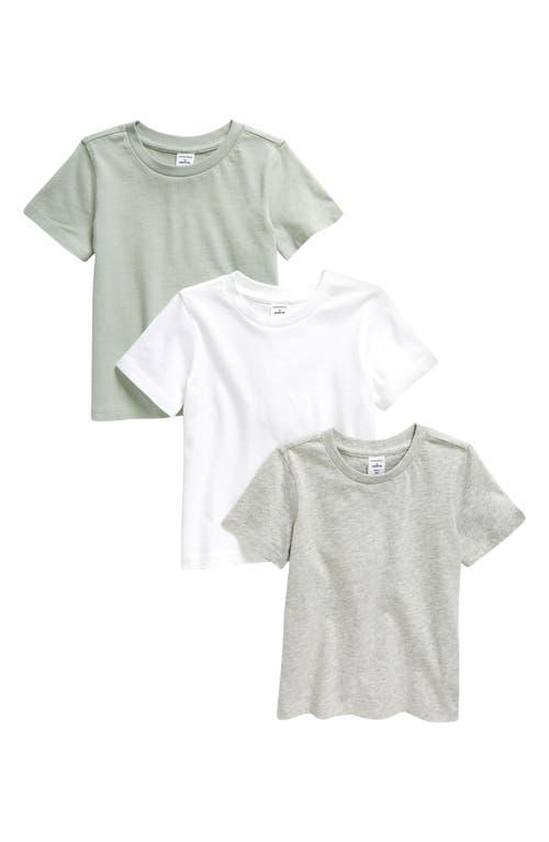 Nordstrom 3-Pack Assorted Cotton Crewneck T-Shirts Pack at Nordstrom, M