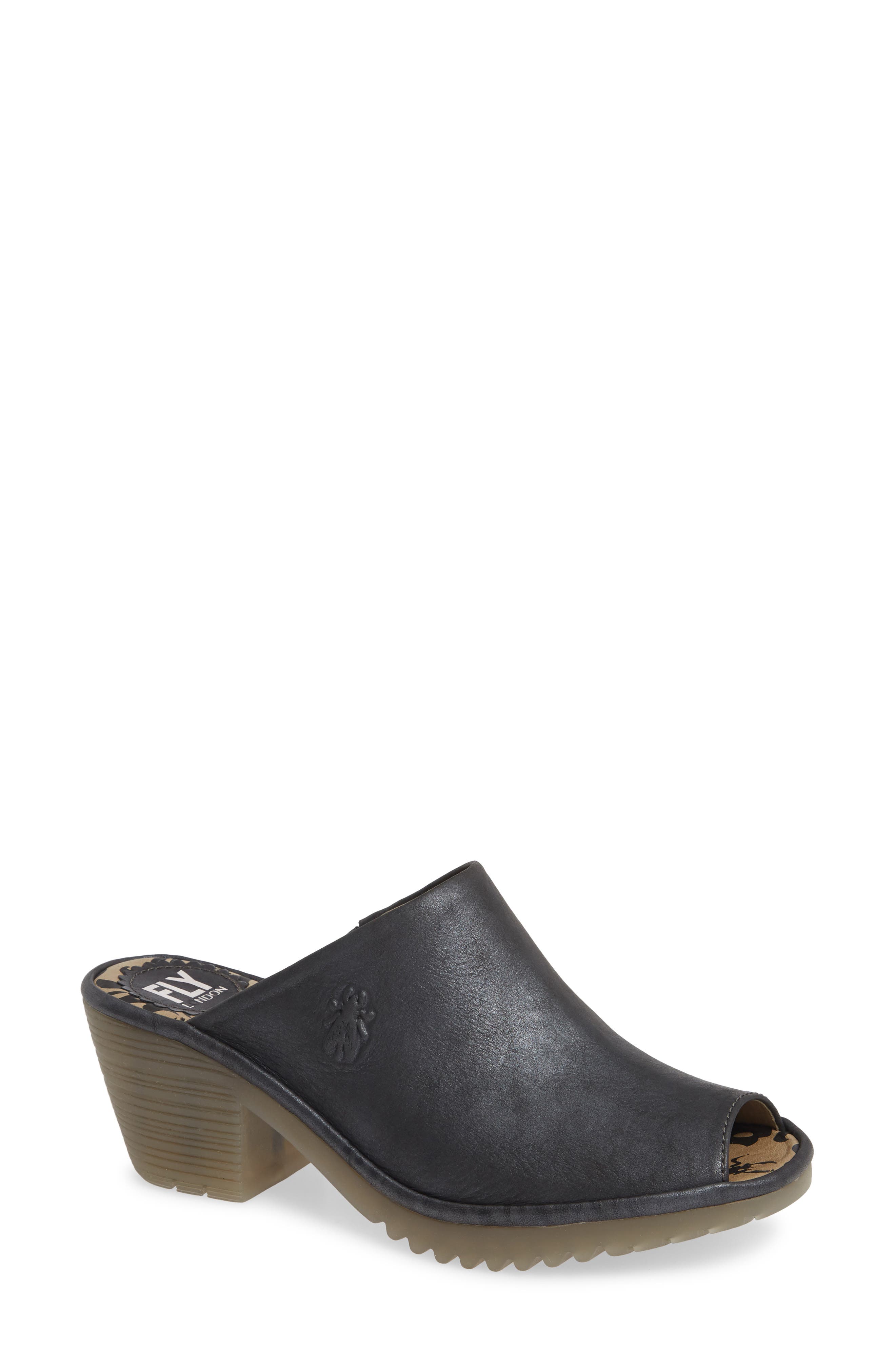Fly London Wony Mule - Grey