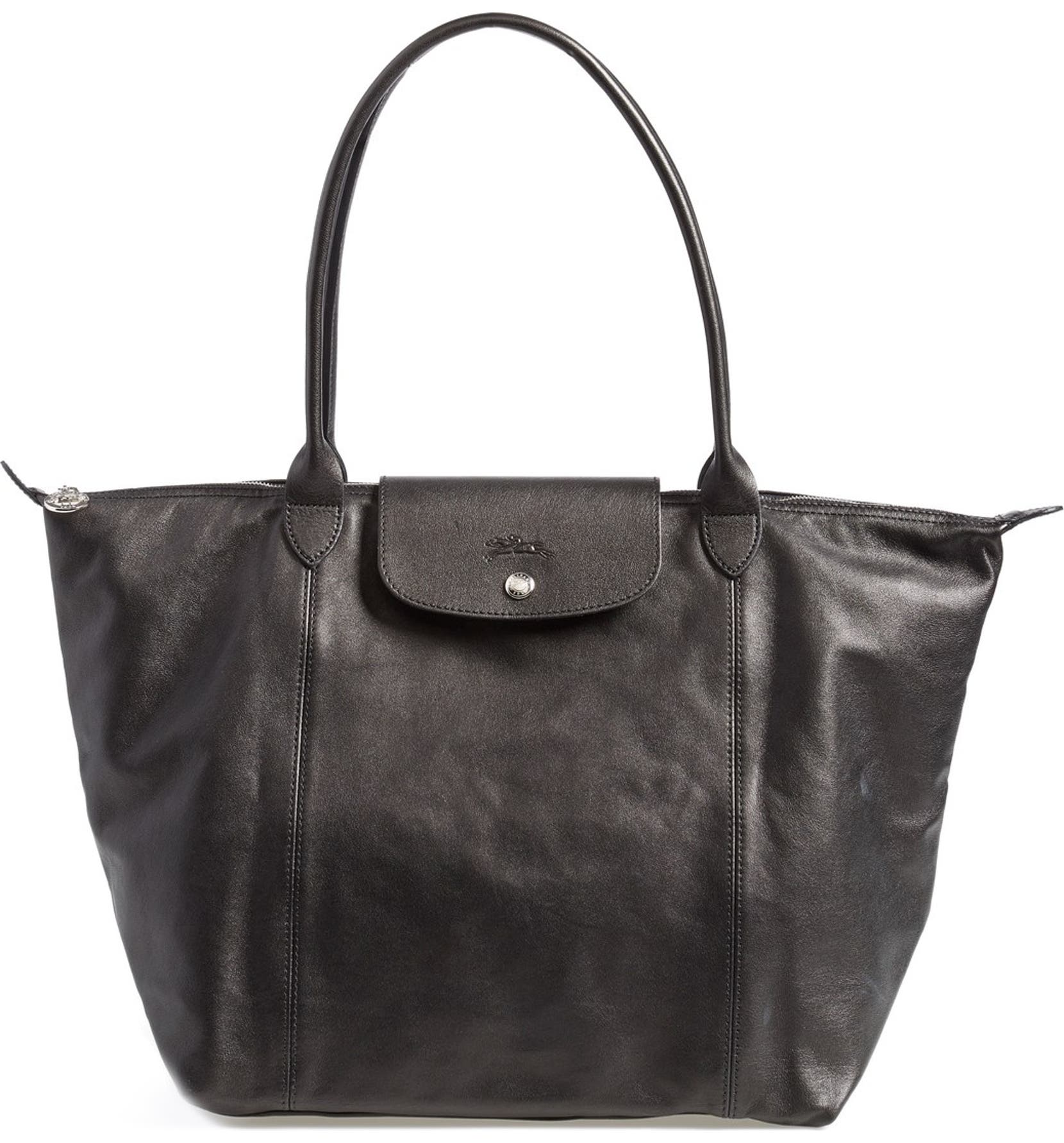 Longchamp Le Pliage Cuir Leather Tote Nordstrom Exclusive