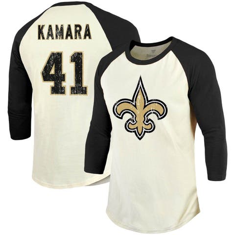 Outerstuff Infant Boys and Girls Alvin Kamara Black New Orleans Saints  Mainliner Player Name Number Bodysuit