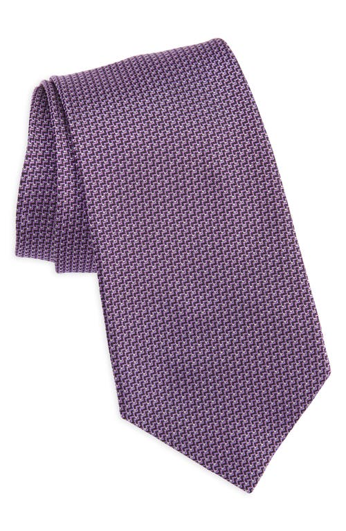 Shop Ralph Lauren Purple Label Bond St. Solid Silk Tie In Pink