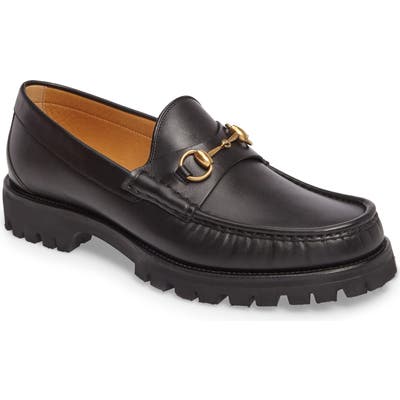Gucci Alfons Lug Bit Loafer, Black