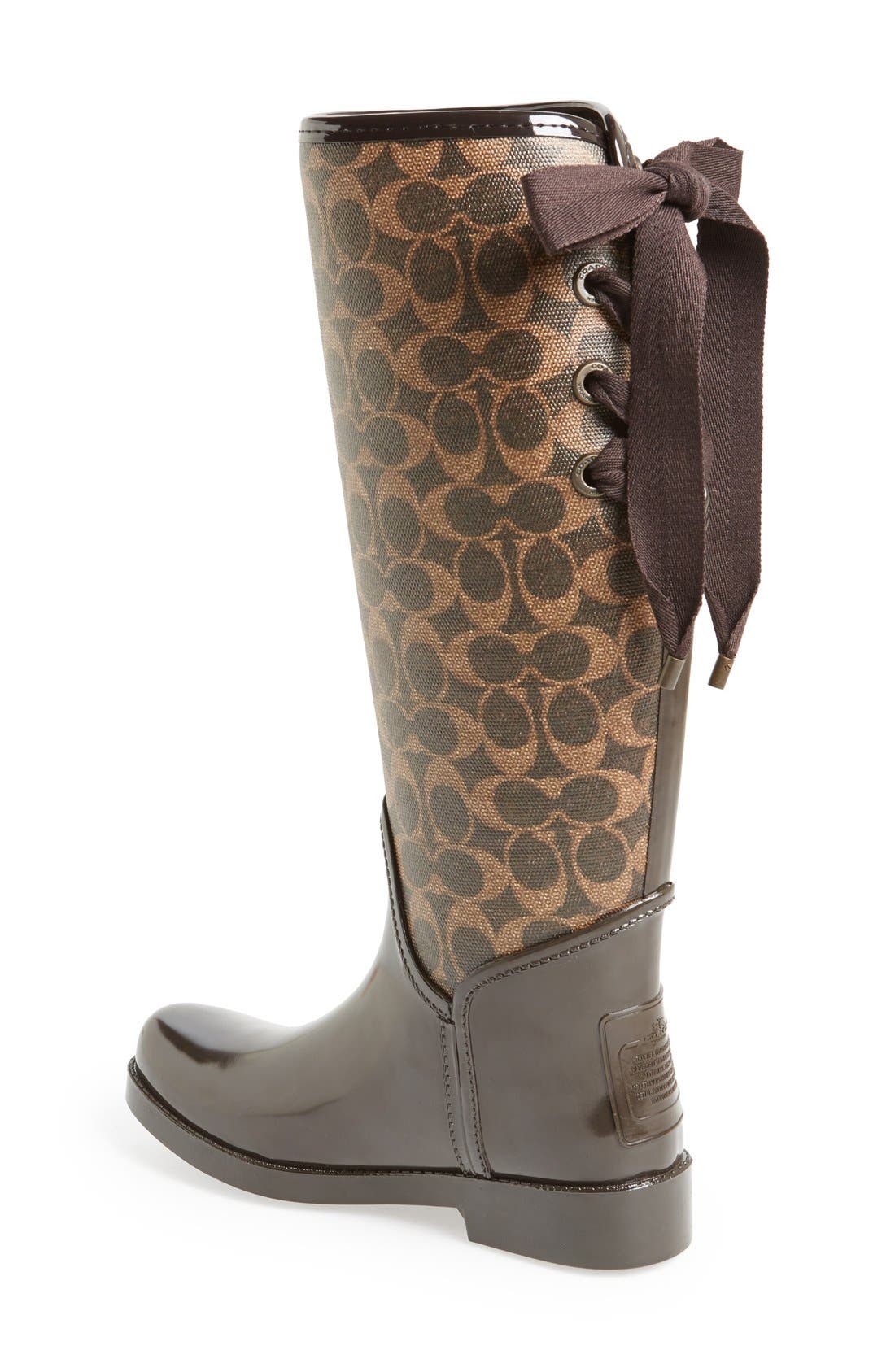 coach rain boots nordstrom