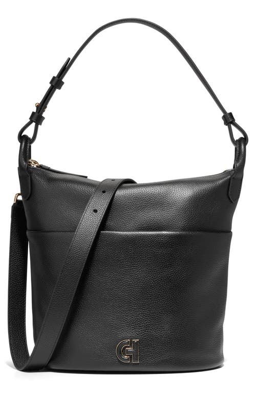 Cole Haan Essential Soft Leather Bucket Bag in Black at Nordstrom